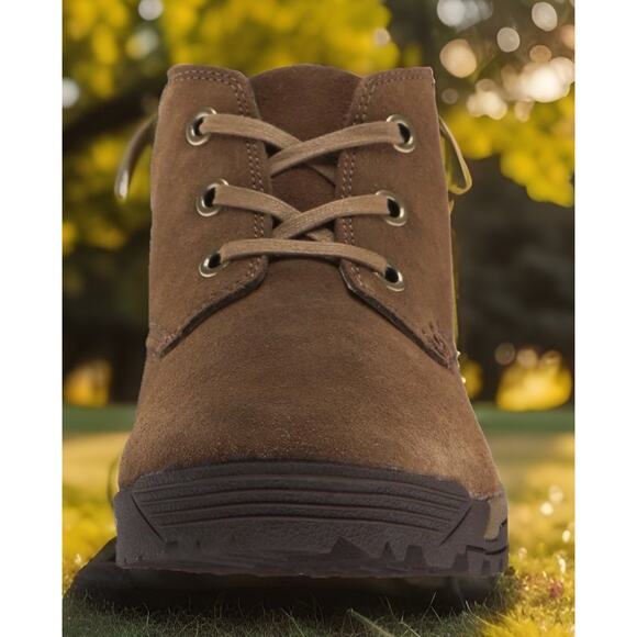 5 11 Tactical Chukka Pursuit Tactical Work Boots Shoes RARE Mens Size 15 NEW main image 5